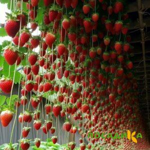 Клубника ампельная Анастасия купить по цене от 370р. в интернет-магазине «Посадика» с доставкой почтой в в Ашае и по всей России – [изображение №1].